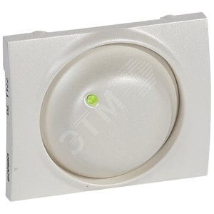 Galea Life Лицевая панель светорегулятор поворотный с подсветкой жемчужный (771170)