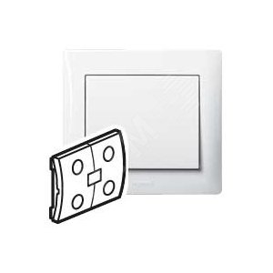 Galea Life IN ONE - выклю. Двойной white - Legrand