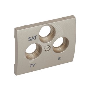 Galea Life Титан Накладка TV-FM-SAT розетки (мех Hirschman, Wisi) | 771489 | Legrand - Legrand