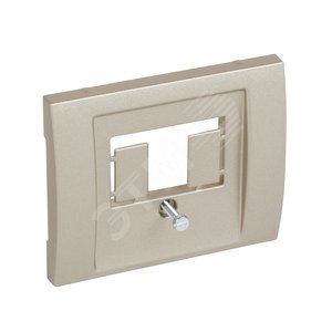 Galea Life Лицевая панель для розетки TАЕ алюминий (771442)