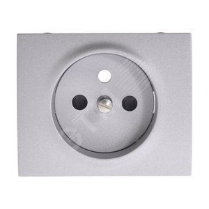 Galea Life Панель лицевая для розетки 2К+З шт.фр.ALUM (771328)