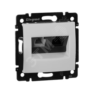 VALENA Розетка RJ11+RJ45 в рамку бел - Legrand