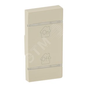 Valena LIFE MyHome Лицевая панель для механизмов BUS/SCS С символом GEN-On-Off 1 модуль Установка справа Слоновая кость
