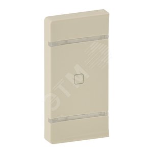 Valena LIFE MyHome Лицевая панель для механизмов BUS/SCS С символом Стоп 1 модуль Установка справа или слева Слоновая кость