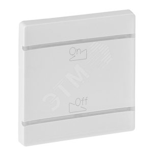 Valena LIFE MyHome Лицевая панель для механизмов BUS/SCS С символом Светорегулятор On-Off 2 модуля Белая