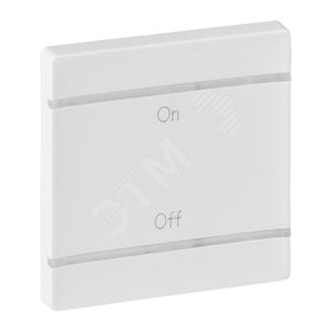 Valena LIFE Белый MyHome Накладка для мех. BUS/SCS.С символом 