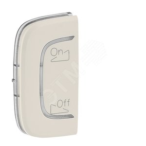 Valena ALLURE MyHome Лицевая панель для механизмов BUS/SCS С символом Освещение-звук 1 модуль Установка слева Слоновая кость