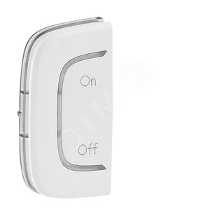 Valena ALLURE Белый MyHome Накладка мех. BUS/SCS.С символом "On-Off", 1 мод установка слева | 755558 | Legrand - Legrand