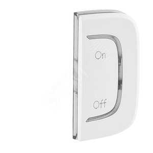 Valena ALLURE Белый MyHome Накладка мех. BUS/SCS.С символом "On-Off", 1 мод установка справа | 755547 | Legrand - Legrand