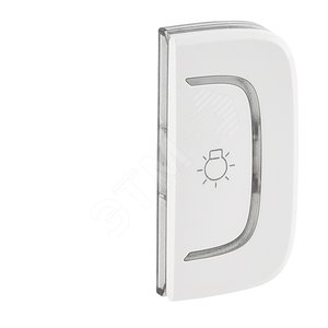 Valena ALLURE MyHome Лицевая панель для механизмов BUS/SCS С символом Освещение 1 модуль Установка с - Legrand