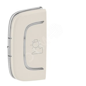 Valena ALLURE MyHome Лицевая панель для механизмов BUS/SCS С символом Светорегулятор 1 модуль Установка слева Слоновая кость (755484) - Legrand