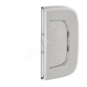 Valena ALLURE Алюминий MyHome Накладка мех. BUS/SCS с симв "Вверх-вниз" 1 мод ,уст спр или сл | 755463 | Legrand - Legrand