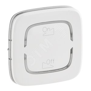 Valena ALLURE MyHome Лицевая панель для механизмов BUS/SCS С символом Светорегулятор On-Off 2 модуля