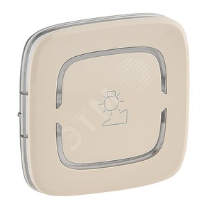 Valena ALLURE Лицевая панель для механизмов BUS/SCS С символом Светорегулятор 2 модуля Слоновая кость (755394)