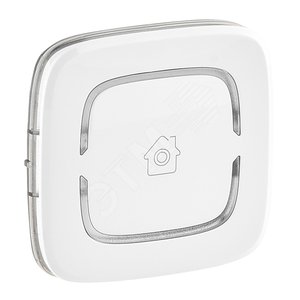 Valena ALLURE MyHome Лицевая панель для механизмов BUS/SCS С символом GEN 2 модуля Белая