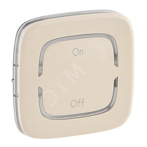 Valena ALLURE Сл.кость MyHome Накладка  для мех. BUS/SCS.С символом "On-Off".2 модуля | 755374 | Legrand - Legrand
