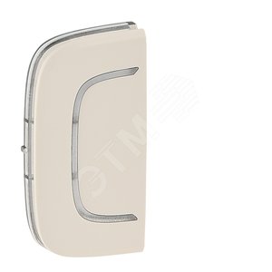 Valena ALLURE MyHome Лицевая панель для механизмов BUS/SCS Без маркировки 1 модуль Установка слева или справа Слоновая кость - Legrand