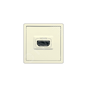 Valena LIFE Розетка для аудио/видео устройств HDMI Тип А С лицевой панелью Слоновая кость - Legrand