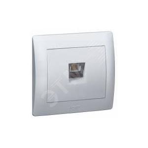 G Life Тел. розетка 1хRJ11, aluminium. - Legrand