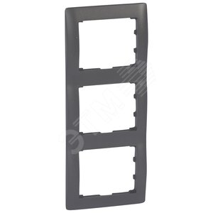 G Life (Dark) Рамка 3п.d. br..верт - Legrand