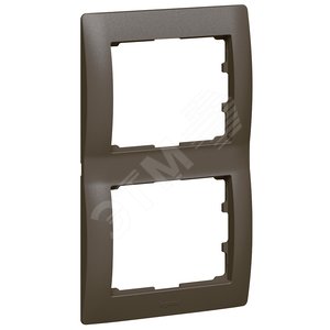 G Life (Dark) Рамка 2п.d. br..верт - Legrand