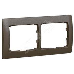 G Life (Dark) Рамка 2п.d. br..гор - Legrand