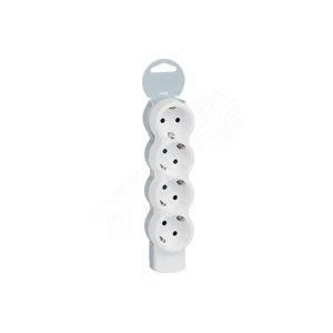 Удлинитель бытовой 5х2К+З с заземлением шнур 5м (695013) - Legrand