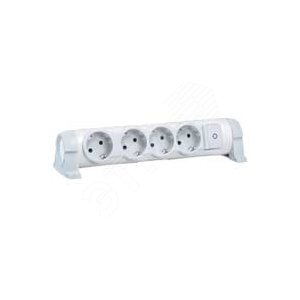 Удлинитель 5 постов 5X2К+З с заземлением 3м (694632) - Legrand