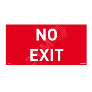 Пиктограмма  100х200 No Exit (661688) - Legrand