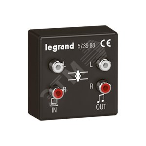 Модуль IN-OUT RCA звук сист - Legrand