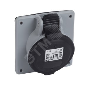 Розетка встраиваемая 16А 3К+З 500В IP44