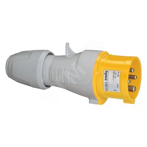 Прямая вилка - P17 Tempra Pro - IP 44 - 100/130 В~ - 16 A - 3К+З | 555122 | Legrand - Legrand