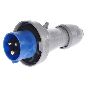 Вилка кабельная переносная 16А 3К+З 230В IP67