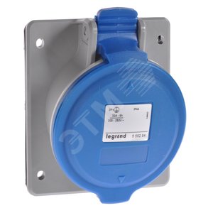 Встраиваемая наклонная розетка - P17 Tempra Pro - IP 44 - 200/250 В~ - 32 A - 3К+З | 555285 | Legrand - Legrand