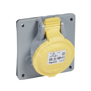 Роз-ка каб 16А 2Р+E 130В IP44 скр. - Legrand
