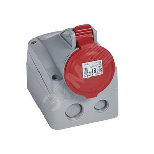 Розетка накладная - 16А - 3К+З - 460 В - IP 44 | 555160 | Legrand - Legrand