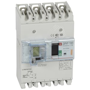 Выключатель автоматический дифференциального тока АВДТ DPX3 160 4п 100А 25кА