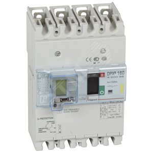 Выключатель автоматический дифференциального тока АВДТ DPX3 160 4п 125А 16кА