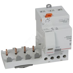 Дифференциальный блок DX3 - тип Hpi - 300 мА - 4П - 400 В~ - 63 А - 3 модуля | 410546 | Legrand - Legrand