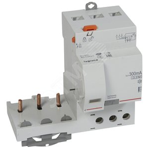 Блок дифференциальный DX3 63А 3П Hpi 300mА (410489) - Legrand