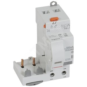 Дифференциальный блок DX3 - тип Hpi- 300 мА - селективный - 2П - 230 В~ - 63 А - 2 модуля | 410457 | Legrand - Legrand