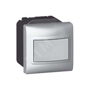 Mosaic Датчик движения с нейтралью 300Вт алюминий - Legrand