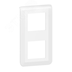 Рамка Mosaic 2x2 модуля - вертикальная - белая (277822L) - Legrand