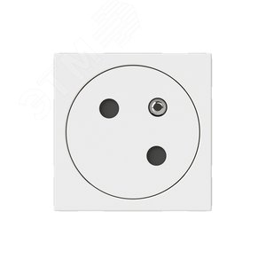 Розетка 2К+З Mosaic 2 модуля - F/B - белая (278105L) - Legrand