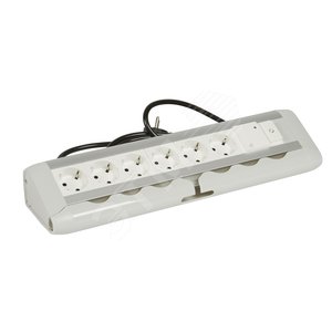 Блок розеточный 6X2К+З + УЗИП + выключатель (653540) - Legrand