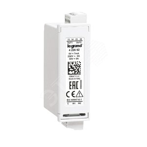 Модуль 4 цифровых входа, 2 релейных выхода | 422692 | Legrand