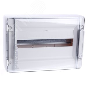 Щиток 1х18 модулей прозрачная дверь (401656)