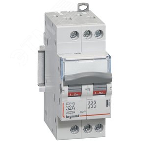 Выключатель-разъединитель трехполюсный 32А DX3 (406459) - Legrand