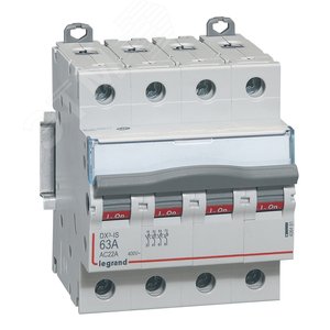 Выключатель-разъединитель четырехполюсный 63А DX3 (406481) - Legrand
