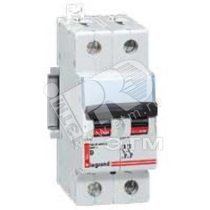 Выключатель автоматический двухполюсный DX3 DC 10000 0,5А C 16кА | 409559 | Legrand - Legrand
